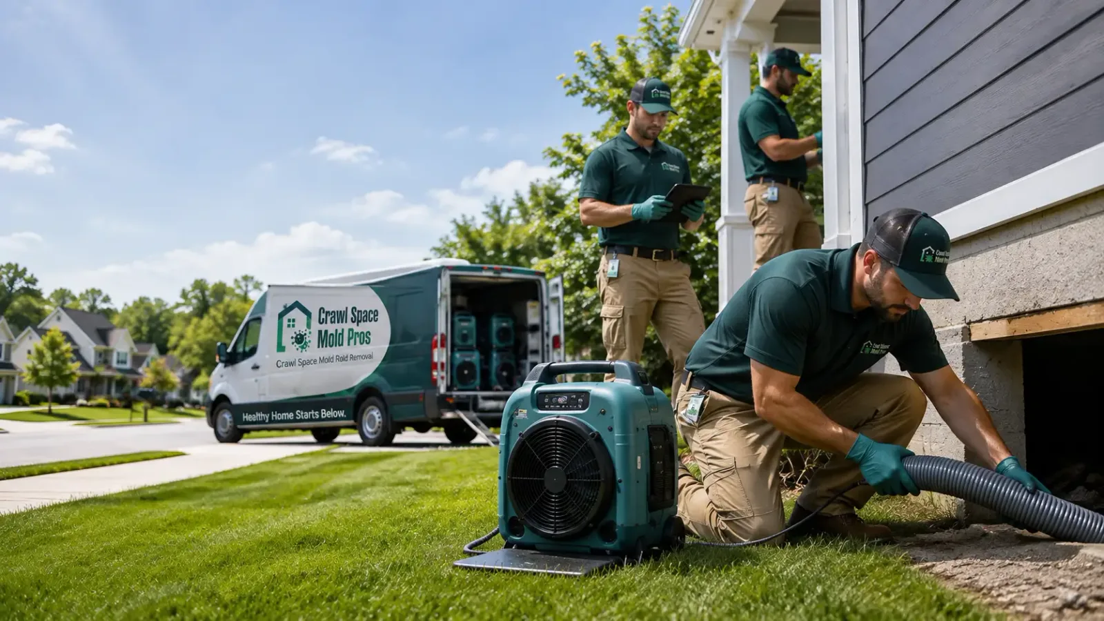Crawl Space Mold Removal in Upson, WI